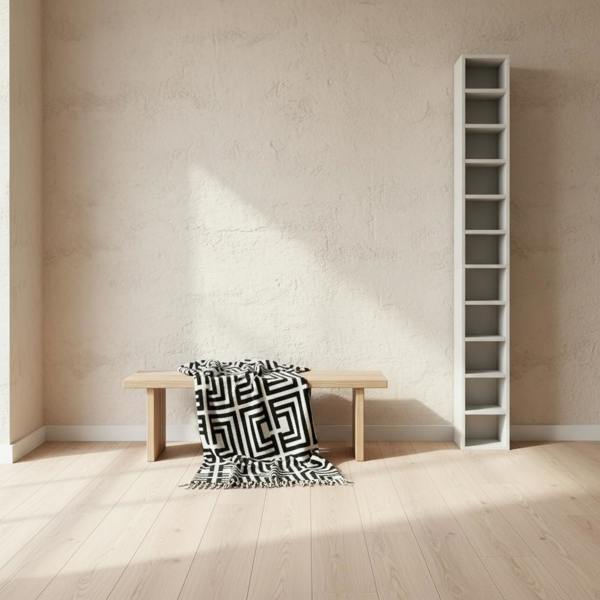 Wyld Haus Manina Wood White Tall Narrow CD Storage Tower With 204 Disc Capacity