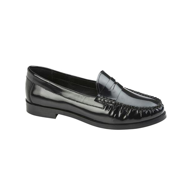 Cipriata Womens/Ladies Nicolina Leather Loafers - Black - 