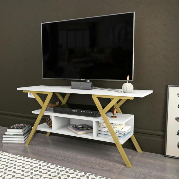 Decorotika Minerva Modern Tv Stand TV Cabinet for TV's up to 55"