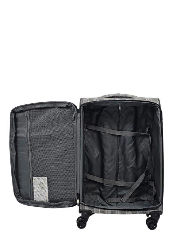 Eagle Luggage Soft Shell Cabin Suitcase 55 x 37 x 20 cm Lightweight Luggage Suitable for Easyjet, Ryanair