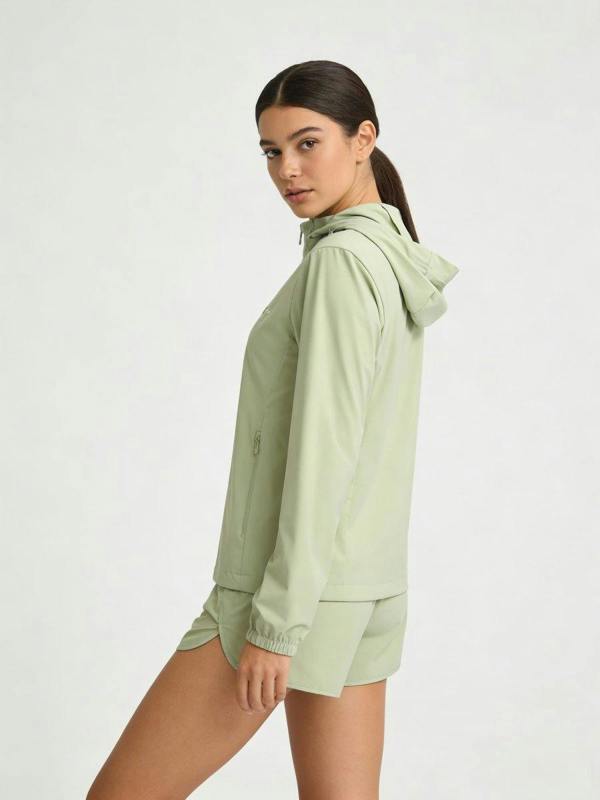 Anniou Hooded Athletic Jacket
