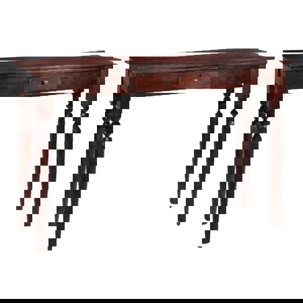 IH Design Jinita Dark Wood Console Hall Table with Drawer