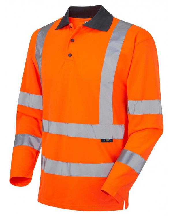 Woolsery Long Sleeve Polo Shirt Leo Workwear