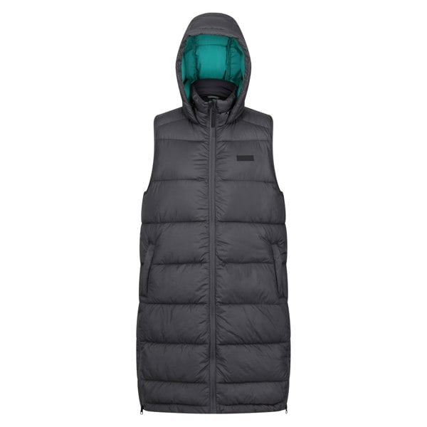 Regatta Womens/Ladies Ganella Long Length Gilet - Seal Grey/Quiet Green
