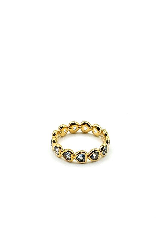 SVNX The 'Atlas' Ring in Gold and Blue