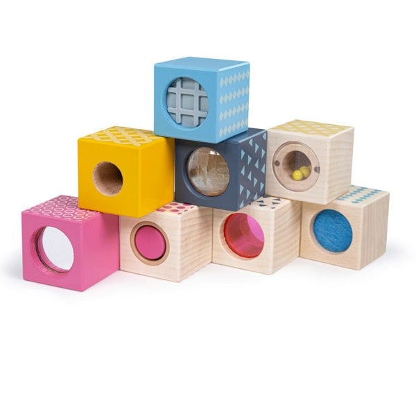 Bigjigs Toys 34045 Sensory Blocks - FSC 100%