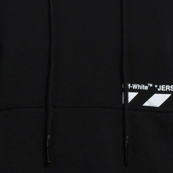 Off-White Pocket Skate Logo Hoodie - Black