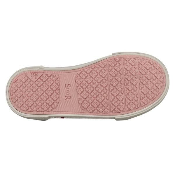 Start-rite Girls Startrite Machine Washable Heart Detailed Canvas Shoe Loveheart