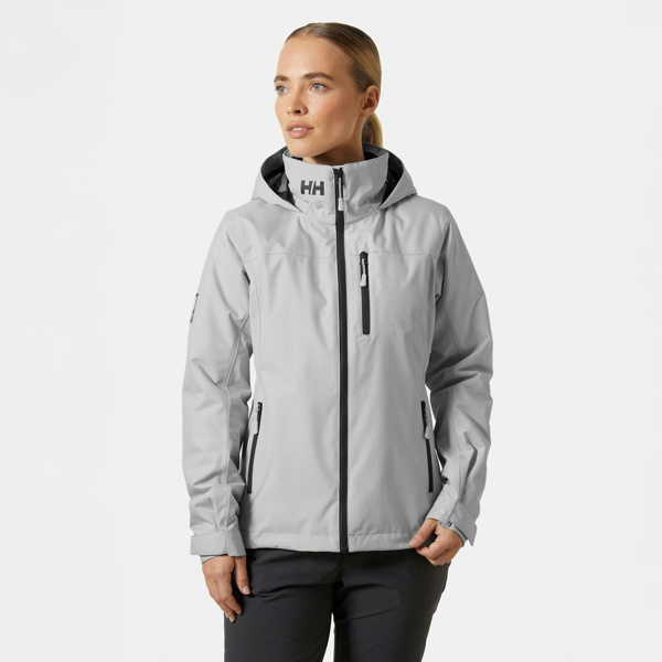 Helly Hansen Sport Crew Hooded Midlayer Sailing 2.0 Women's Sailing Jacket - Grey