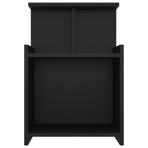 Berkfield Bed Cabinet Black 40x35x60 cm Engineered Wood