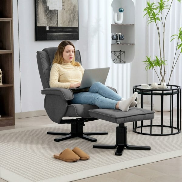 Recliner with Ottoman