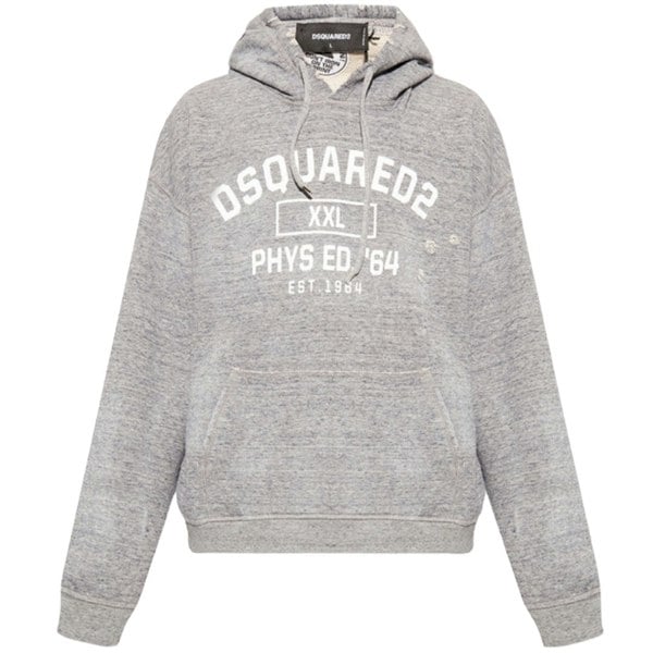 DSQUARED2 S74GU0620  961 GREY MARL HOODED JUMPER MALE M
