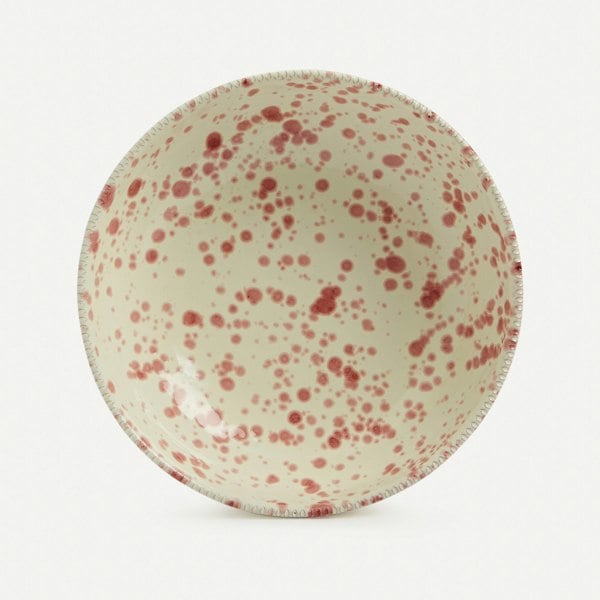 Hot Pottery Pasta Bowl Cranberry - 4 Pieces