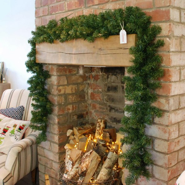 Samuel Alexander 270cm (9ft) x 30cm Samuel Alexander Pine Christmas Garland Decoration Extra Full