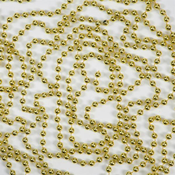 24ft Metallic Bead Garland for Christmas Trees, Home Displays and Festive Craft Decoration image 5