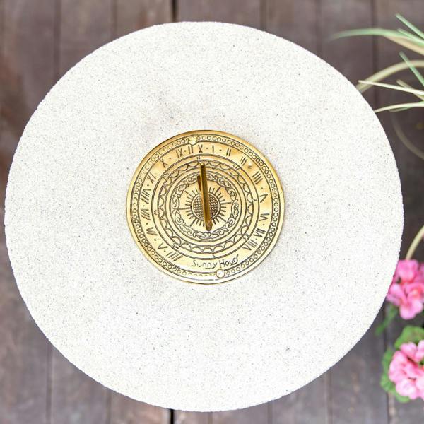 Short Classic Sandstone Sundial