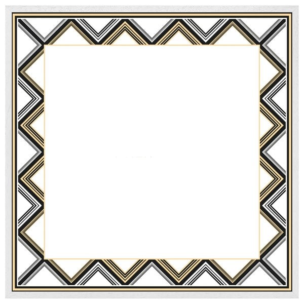 Benjamin Tate Design Art deco patterned border (Picutre Frame)
