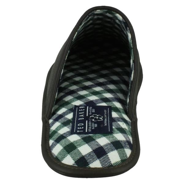Ted Baker Mens Ted Baker Leather Mule Padded Slippers 'Ardin'