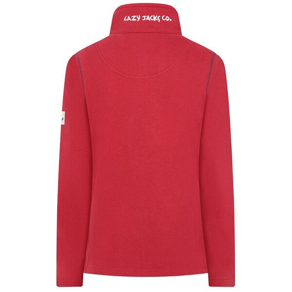 Lazy Jacks LJ33 - Ladies Full Zip Sweatshirt - Red