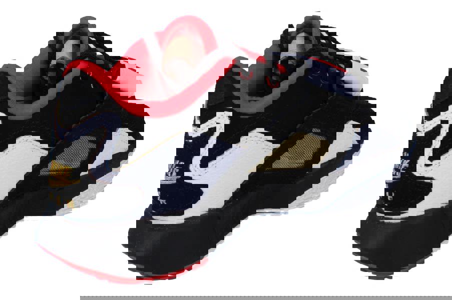 Nike Lebron Prime 93 Mens Basketball Trainers Hq3480  001 - Black White Fire Red 001 - Photo 2