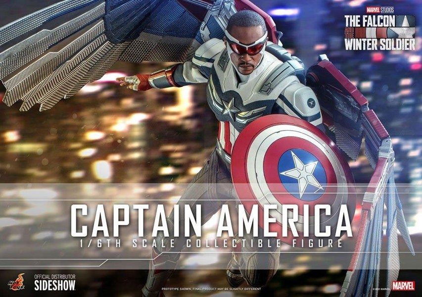 Hot Toys Captain America The Falcon and The Winter Solider Action Figure 1:6 Scale Hot Toys 908266