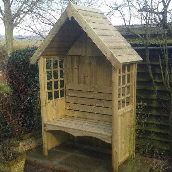 Shire Mimosa 1.4x0.7m Arbour Seat - Best Shed
