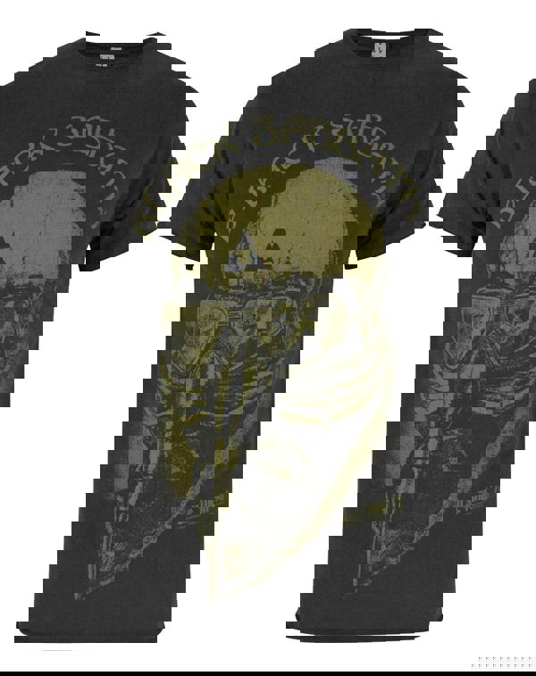 Amplified Clothing Mens Grey Black Sabbath Short Sleeved T-Shirt