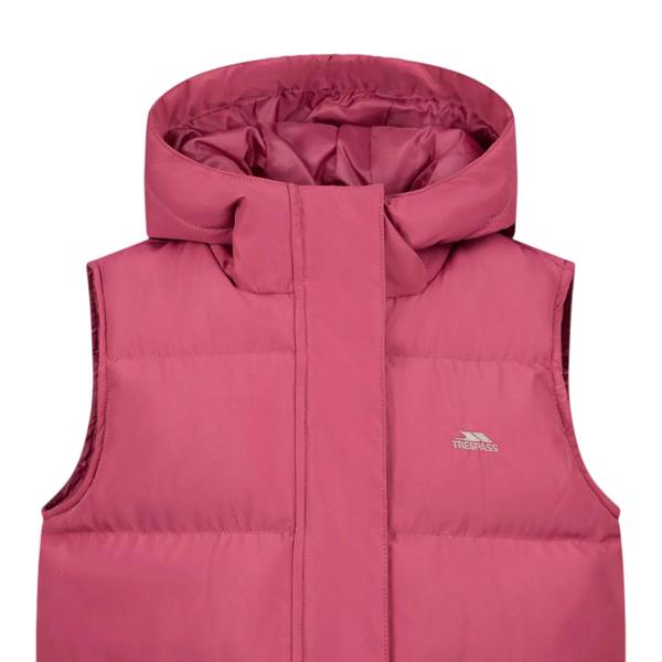 Trespass Girls Moyra Gilet - Rose Blush - 