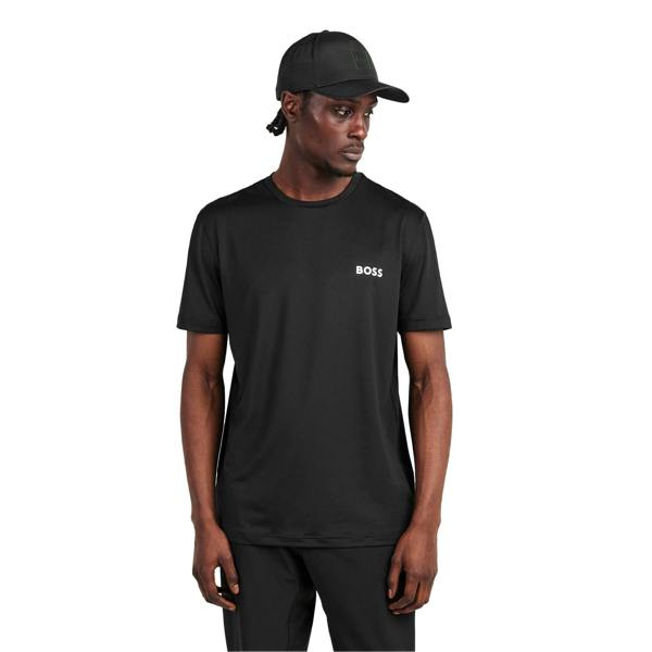 Boss Mens Competition Logo Crew Neck T-Shirt - Black - 