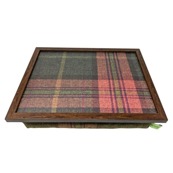 Luxury Harrier Tweed Lap Tray With Bean Bag