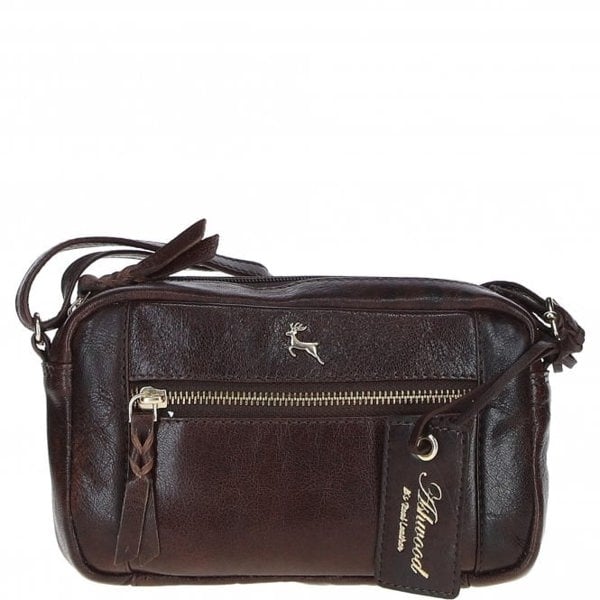 Ashwood Leather Crossbody Bag with Adjustable Strap