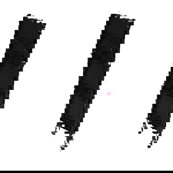 3-Tier Folding Trolley Utility Cart 150LB (Collapsible Tool Storage Lockable Wheels)