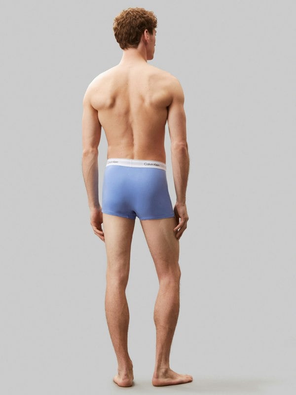 Calvin Klein ICON COTTON STRETCH 3 Pack Mens Dart Trunks Multicoloured