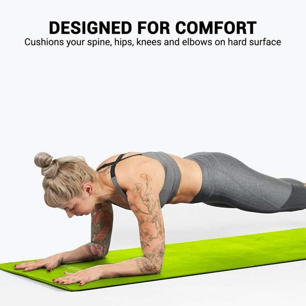 ROMIX Yoga Mat 10mm Thick, 180 x 60cm Non Slip Foam Exercise Mat with Carry Bag and Strap