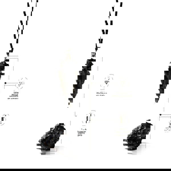 Myga Geode Gift set - Rough Stone and Pendant choice of 3 Colours