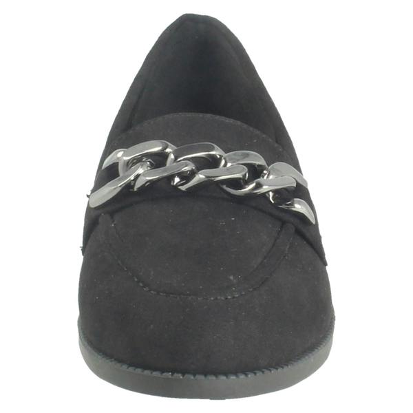 Spot On Ladies Spot On Smart Slip On Loafers F80545
