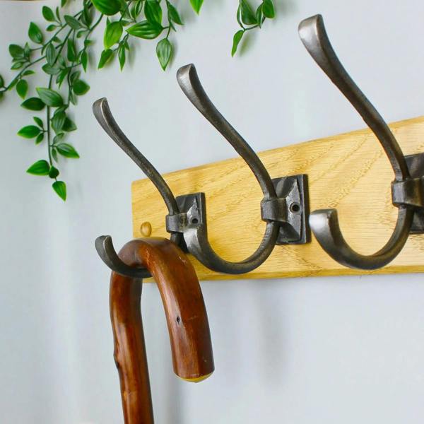 Antique Cast Iron Lincoln Coat Hook - Pack of 4 Hooks
