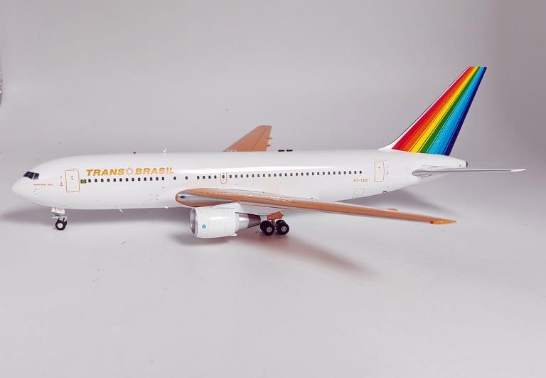 MCSlots Trans Brazil 767-200 PT-TAB New Colours With Stand 1:200 Inflight200 IF762TR0823