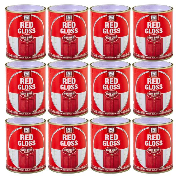 151 12X Red Gloss Non-Drip Paint 300ml