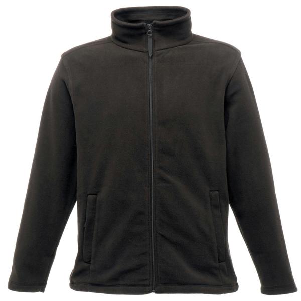 Regatta Mens Plain Micro Fleece Full Zip Jacket (Layer Lite) - Black - 