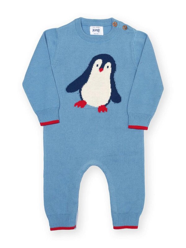 Kite Baby Organic Penguin Parade Knit Romper