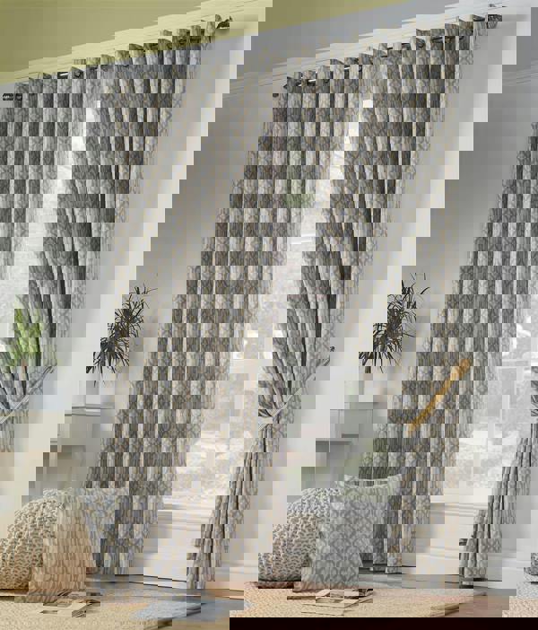 Luxury Living Cam Room Darkening Ring top Curtains