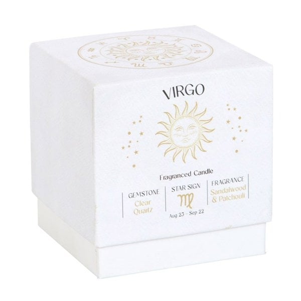 Serano Virgo Sandalwood & Patchouli Gemstone Zodiac Candle