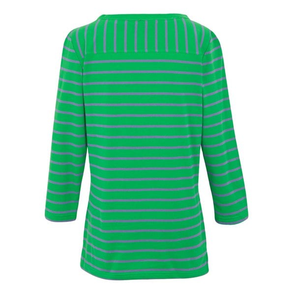 Regatta Womens/Ladies Baylette II Striped T-Shirt - Green