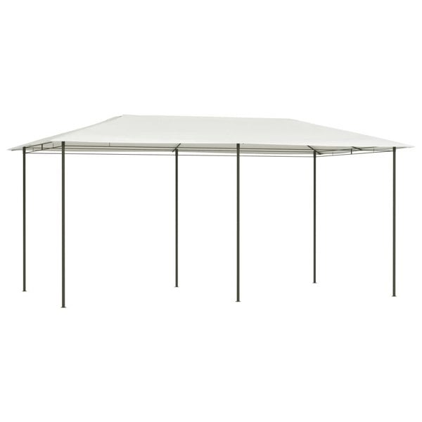 Berkfield Gazebo 3x6x2.6 m Cream 160 g/ma_