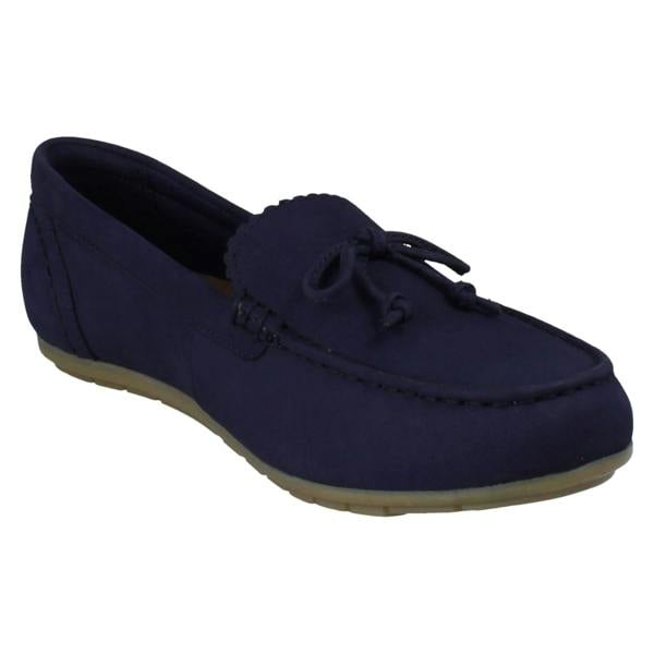 Clarks Ladies Clarks Slip On Moccasins Elliotte Sail