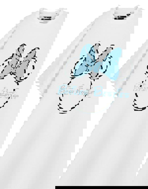 Disney Minnie Mouse Womens White Brides Besties Hen Party Short Sleeved T-Shirt