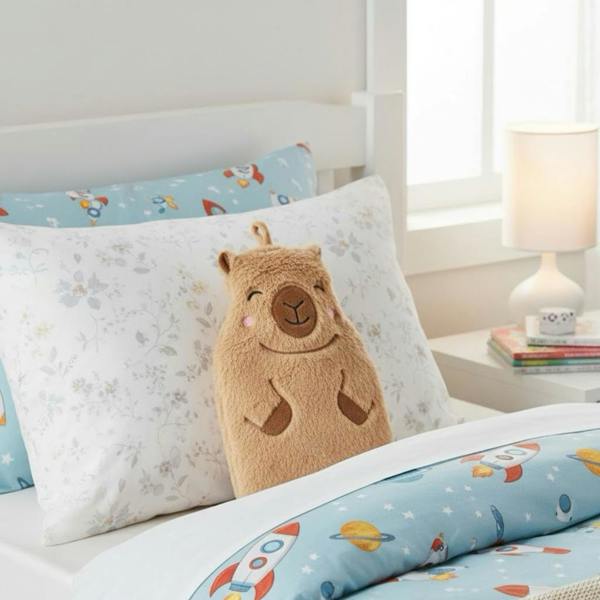 Capybara Hot Water Bottle - lifestyle shot