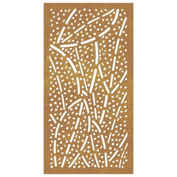 Berkfield Garden Wall Decoration 105x55 cm Corten Steel Leaf Design