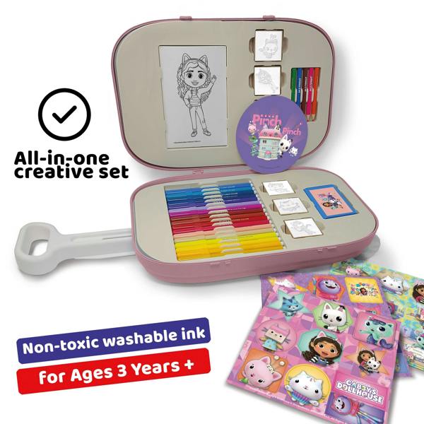 Multiprint Gabby’s Dollhouse Trolley by Multiprint – Kids Travel & Activity Case